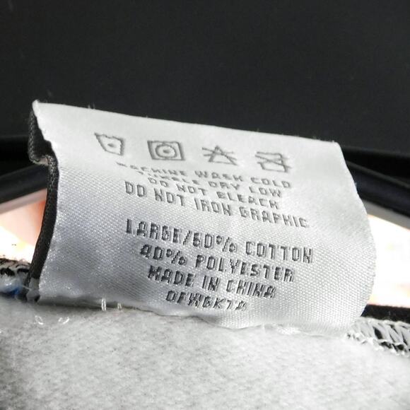 Odd Future Hoodie Size L Striped Pullover Donut Logo White Pink Black OFWGKTA - Picture 4 of 6